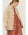 Image #2 - Cleo + Wolf Women's Sand Oversized French Terry Shacket, , hi-res