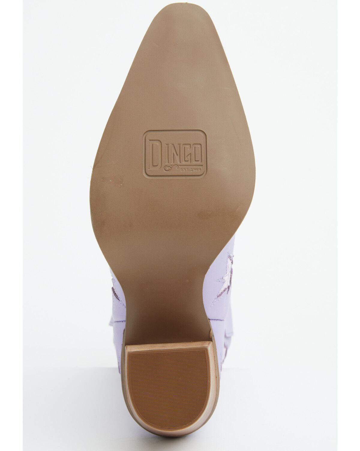Image #7 - Dingo Women's Starburst Western Booties - Round Toe, Purple, hi-res