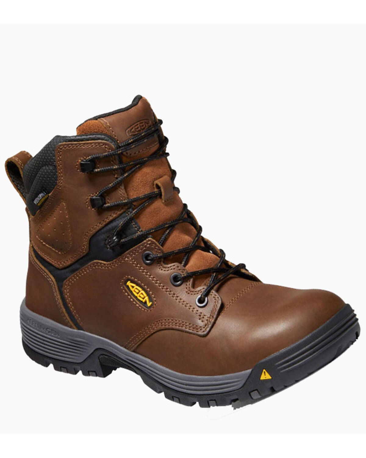 Keen Men's Chicago Waterproof Work Boots - Composite Toe, Brown, hi-res