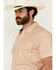 Image #2 - Cody James Men's Gold Coast Geo Print Short Sleeve Button-Down Stretch Western Shirt - Tall, Gold, hi-res