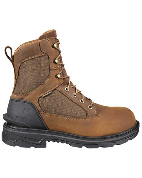 Image #2 - Carhartt Men's Ironwood 8" Work Boot - Alloy Toe, Brown, hi-res