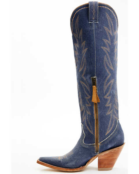 Image #3 - Idyllwind Women's Gwennie Denim Tall Western Boots - Snip Toe , Blue, hi-res