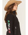 Image #1 - Ariat Women's Classic Team Mexico Flag Softshell Jacket, Black, hi-res