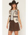 Image #2 - Shyanne Women's Simon Southwestern Print Reversible Button-Down Vest, Khaki, hi-res