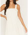 Image #3 - Ariat Women's Valentine Sleeveless Denim Maxi Dress, White, hi-res