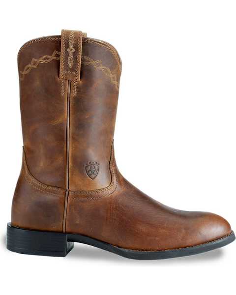 Image #2 - Ariat Men's Heritage Roper Western Boots - Round Toe, Distressed, hi-res