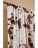 Image #3 - Wrangler Cowhide Curtain Panels, Brown, hi-res