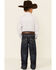 Cody James Boys' Night Hawk Medium Wash Mid Rise Stretch Relaxed Bootcut Jeans, Blue, hi-res