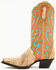 Image #3 - Dan Post Women's Exotic Ostrich Leg Western Boots - Snip Toe, Brown, hi-res
