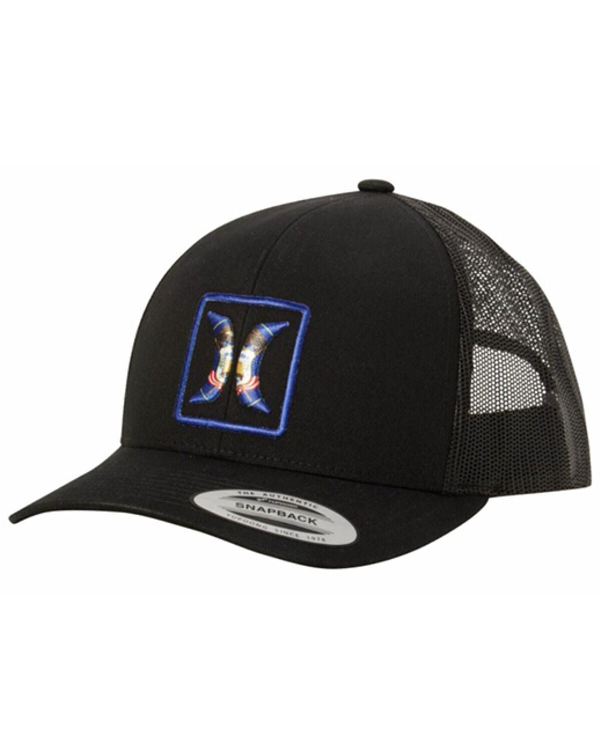 Hurley Men's Utah Embroidered Logo Ball Cap, Black, hi-res