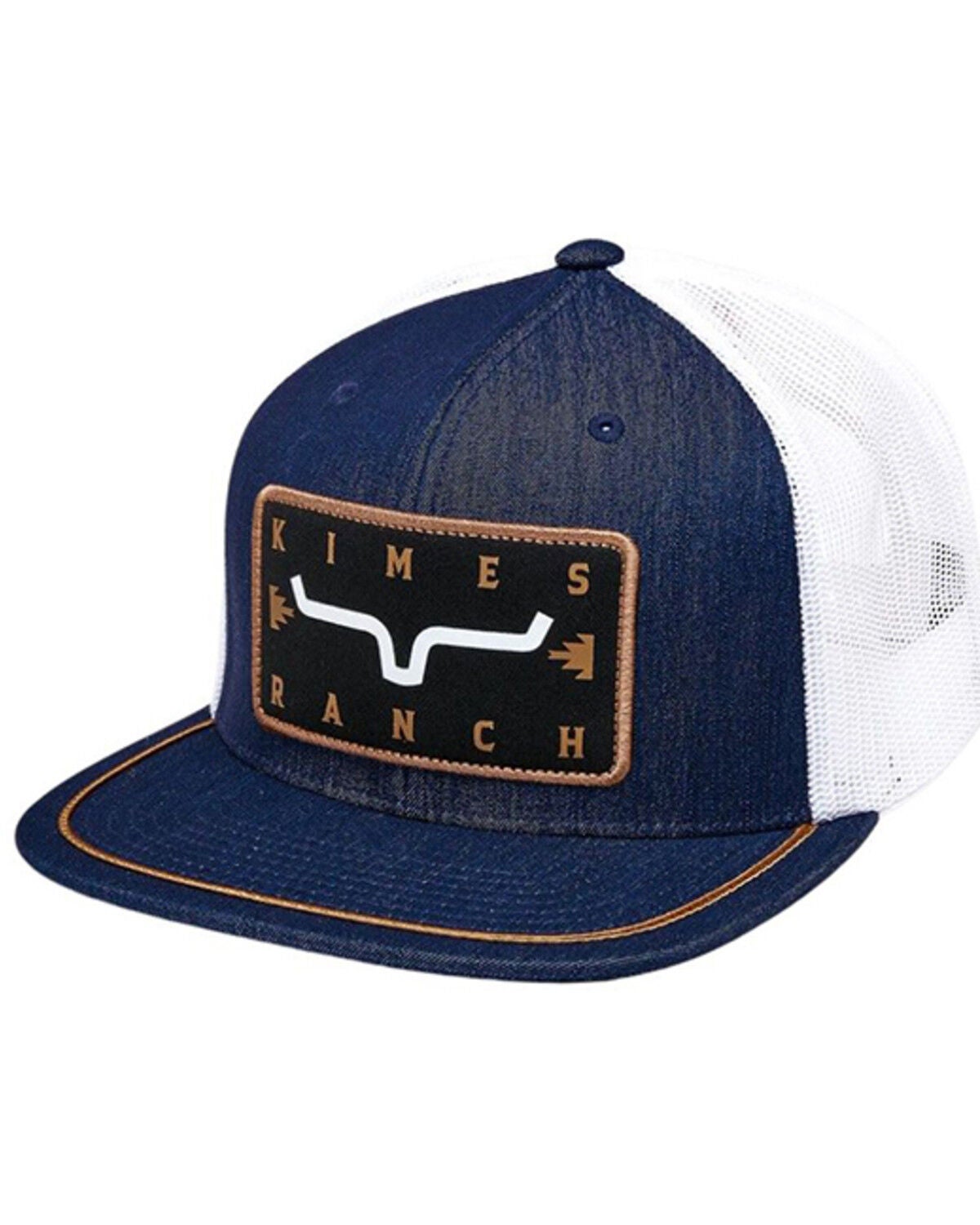 Kimes Ranch Men's Edwin Denim Ball Cap, Dark Wash, hi-res
