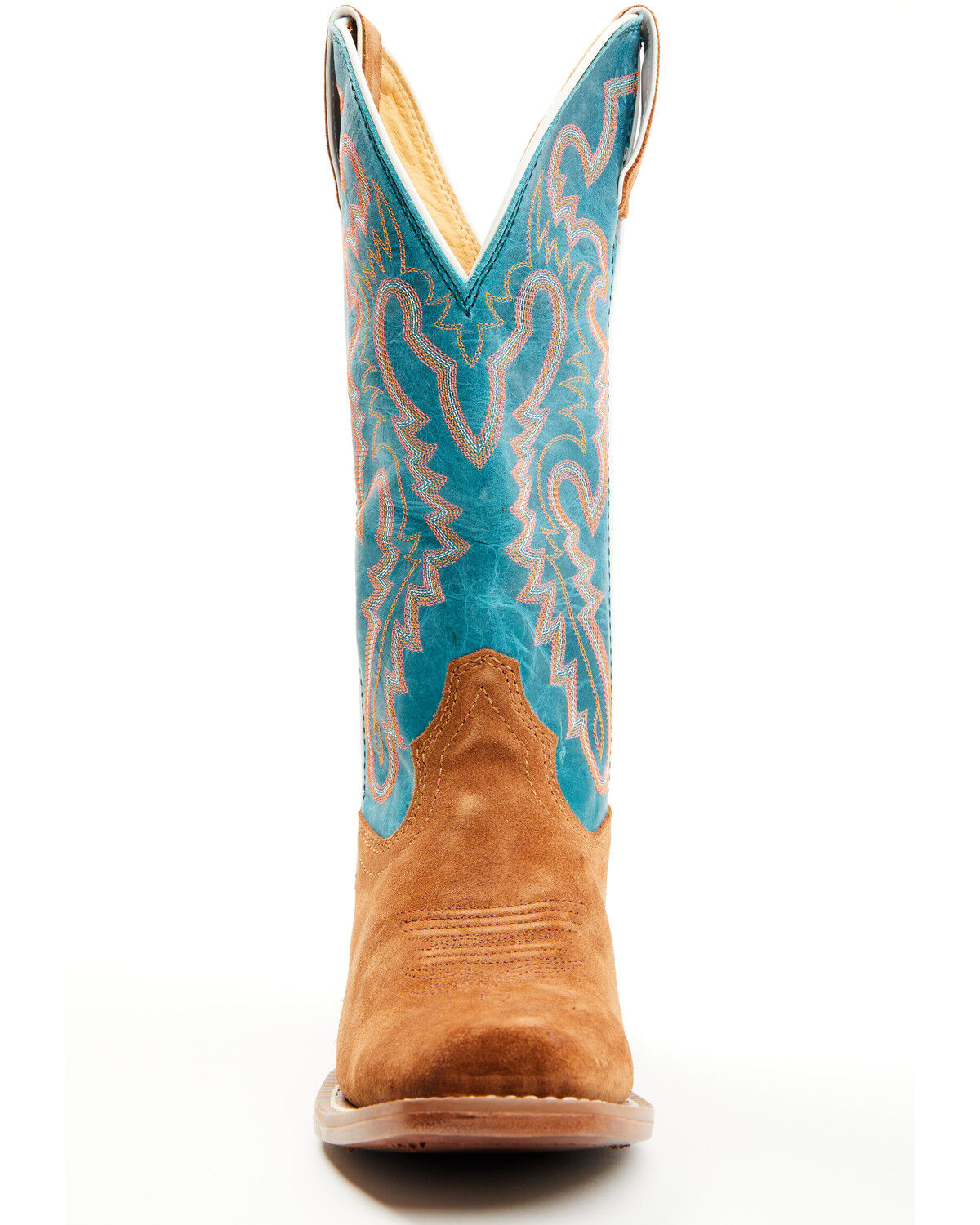 Image #4 - Justin Women's Breaking News Western Boots - Square Toe, Tan, hi-res