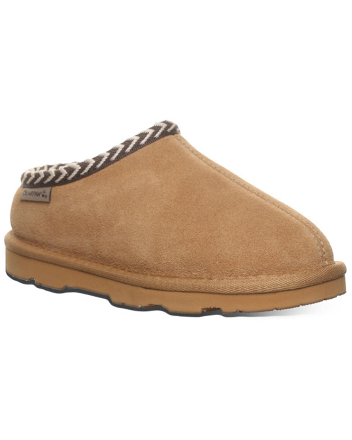 Image #1 - Bearpaw Girls' Tabitha Slippers, Chestnut, hi-res