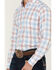 Image #3 - Ariat Men's Joshua Ombre Plaid Print Long Sleeve Button-Down Performance Western Shirt, Teal, hi-res
