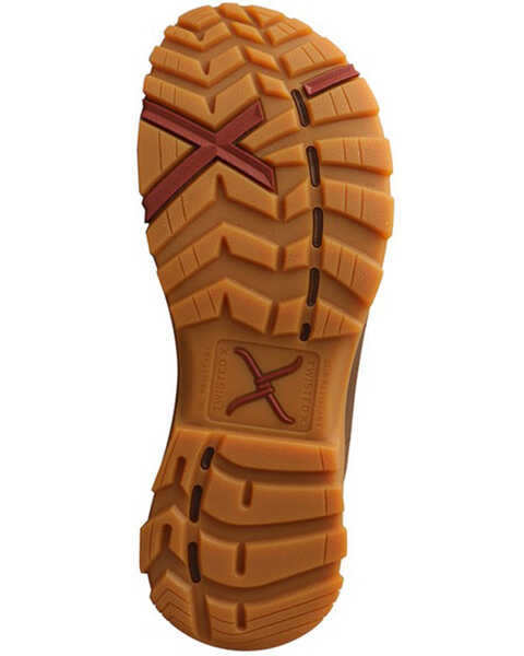 Image #6 - Twisted X Men's Oblique Lace-Up Work Boots - Nano Composite Toe, Brown, hi-res