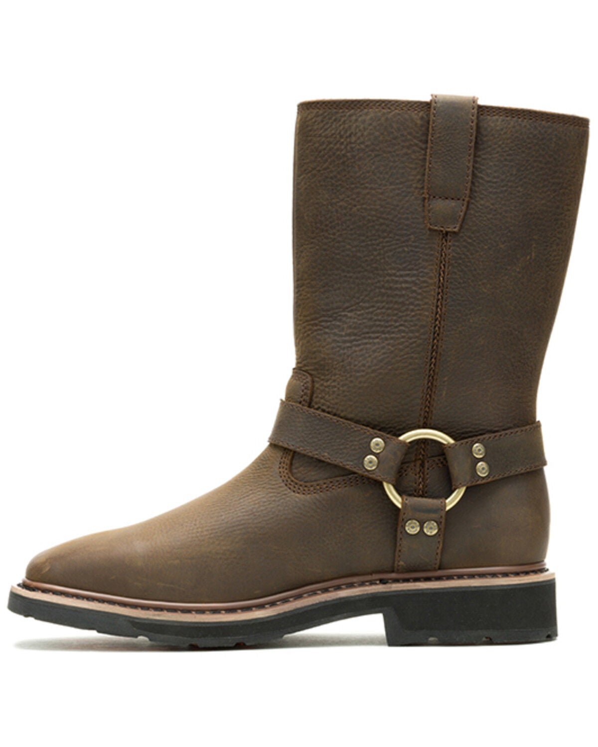 Image #3 - Harley Davidson Men's Altman Harness Waterproof Motorcycle Boots - Broad Square Toe, Brown, hi-res