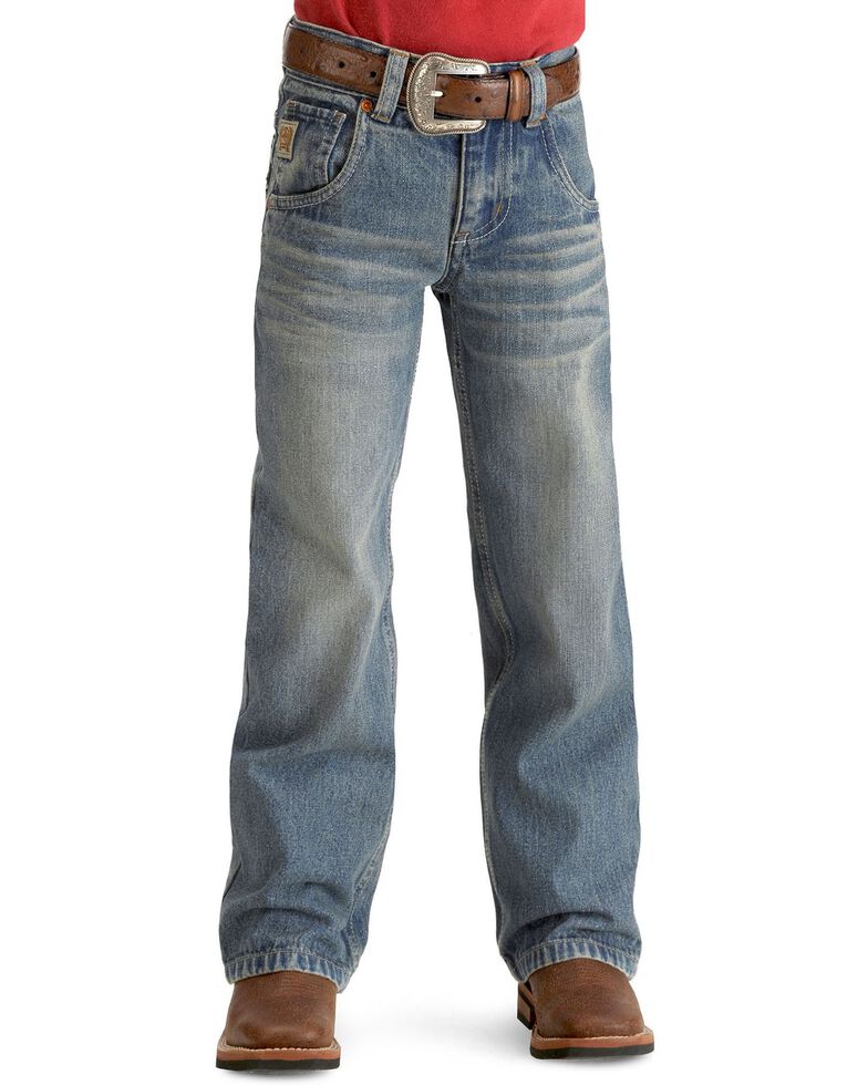 Cinch  Boys' Tanner Regular Cut Jeans - 4-7  , Denim, hi-res
