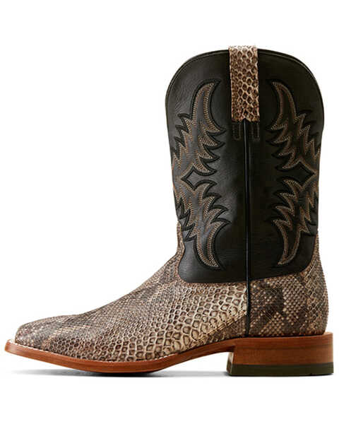 Image #2 - Ariat Men's Dry Gulch Exotic Python Western Boots - Broad Square Toe, Brown, hi-res