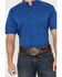Image #3 - Ariat Men's 360 Medallion Print Short Sleeve Button-Down Performance Western Shirt - Big, Royal Blue, hi-res