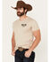 Image #2 - Pendleton Men's Boot Barn Exclusive Rodeo Rider Short Sleeve Graphic T-Shirt, Tan, hi-res