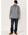 Cody James Men's FR Large Plaid Long Sleeve Snap Work Shirt , Charcoal, hi-res