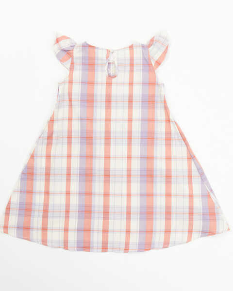 Image #3 - Shyanne Toddler Girls' Plaid Print Ruffle Dress, Lavender, hi-res