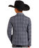 Image #2 - Panhandle Boys' Plaid Print Blazer, Blue, hi-res