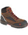 Wolverine Men's Overman Waterproof Carbonmax 6" Work Boots - Round Toe, Black/brown, hi-res