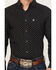 Image #3 - Ariat Men's Seymour Geo Print Long Sleeve Button-Down Western Shirt, Black, hi-res