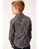 Image #2 - Roper Boys' Ruby Falls Printed Long Sleeve Snap Western Shirt, Multi, hi-res