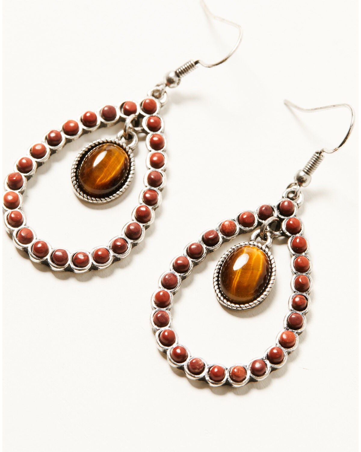 Image #2 - Shyanne Women's Mystic Valley Teardrop Earrings, Brown, hi-res