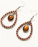 Image #2 - Shyanne Women's Mystic Valley Teardrop Earrings, Brown, hi-res