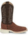 Image #2 - Justin Women's Dakota Exotic Full Quill Ostrich Western Boots - Broad Square Toe, Tan, hi-res
