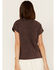 Image #4 - Cleo + Wolf Women's Denali Graphic Tee, Dark Brown, hi-res