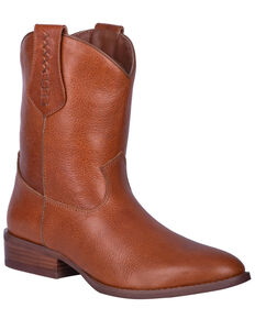 Dingo Men's Lefty Western Boots - Round Toe, Brown, hi-res