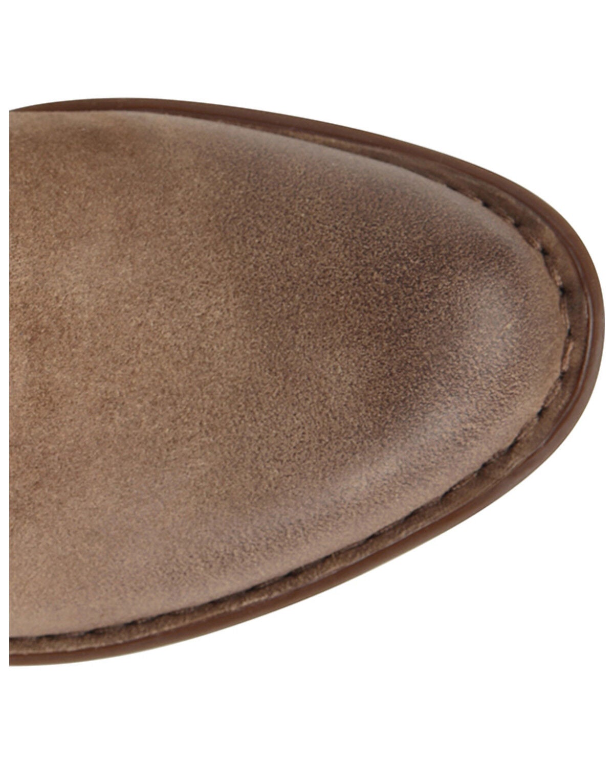 Image #6 - Born Women's Distressed Taupe Kerri Full-Grain Fashion Bootie - Round Toe, Taupe, hi-res