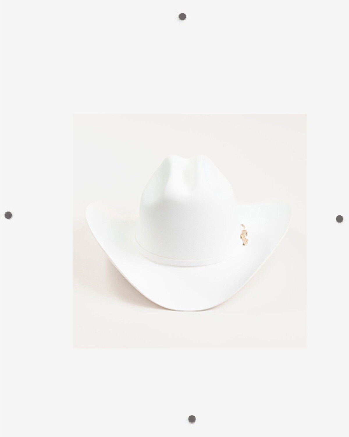 Image #3 - Larry Mahan Opulento 30X Felt Cowboy Hat, White, hi-res