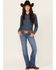 Image #3 - Wrangler Retro Women's Ella Medium Wash Low Rise Bootcut Stretch Denim Jeans, Medium Wash, hi-res