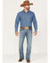 Image #1 - Cody James Men's Manning Light Wash Slim Boot Stretch Denim Jeans, Light Wash, hi-res