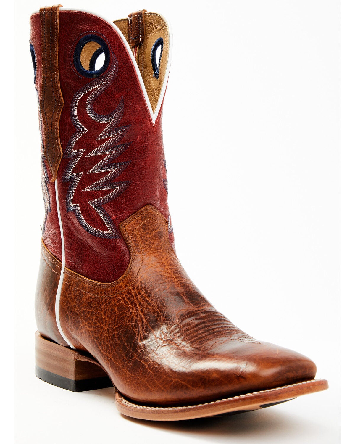 Cody James Men's Union Xero Gravity Performance Western Boots - Broad Square Toe, Red, hi-res
