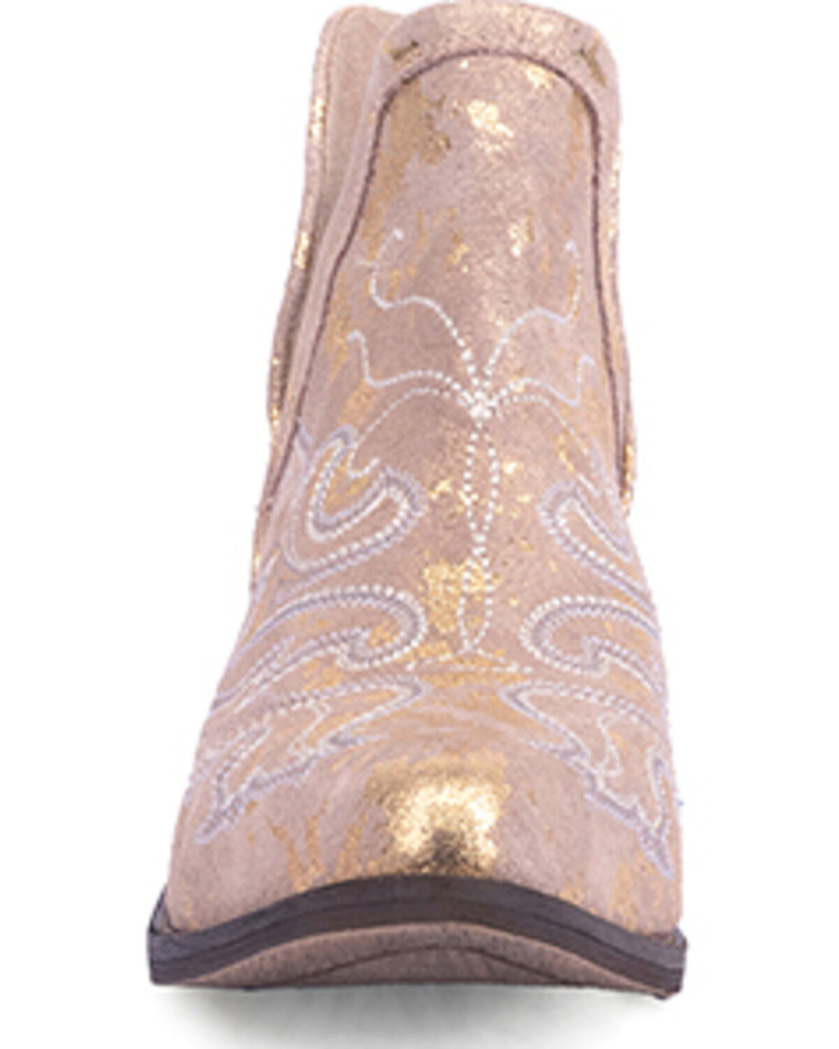 Image #3 - Circle G Women's Western Booties - Snip Toe, Sand, hi-res