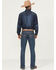 Image #3 - Cinch Men's Ian Dark Wash Slim Bootcut Rigid Denim Jeans, Dark Wash, hi-res