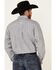 Image #4 - Ariat Men's Structure Stretch Striped Long Sleeve Western Shirt , Grey, hi-res