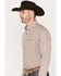 Image #2 - George Strait by Wrangler Men's Paisley Print Long Sleeve Button Down Shirt, Brown, hi-res