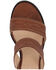 Image #6 - Frye Women's Pipa Woodstock 2 Band Platform Sandal, Tan, hi-res