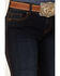 Image #2 - Shyanne Women's Pocatello Dakota Dark Wash Mid Rise Trouser Riding Jeans, Dark Wash, hi-res