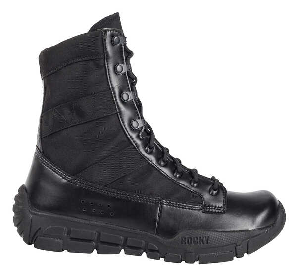Image #2 - Rocky Men's C4T Military-Inspired Duty Boots, Black, hi-res