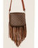 Vintage Boho Bags Women's World Traveler Messenger Bag, Brown, hi-res