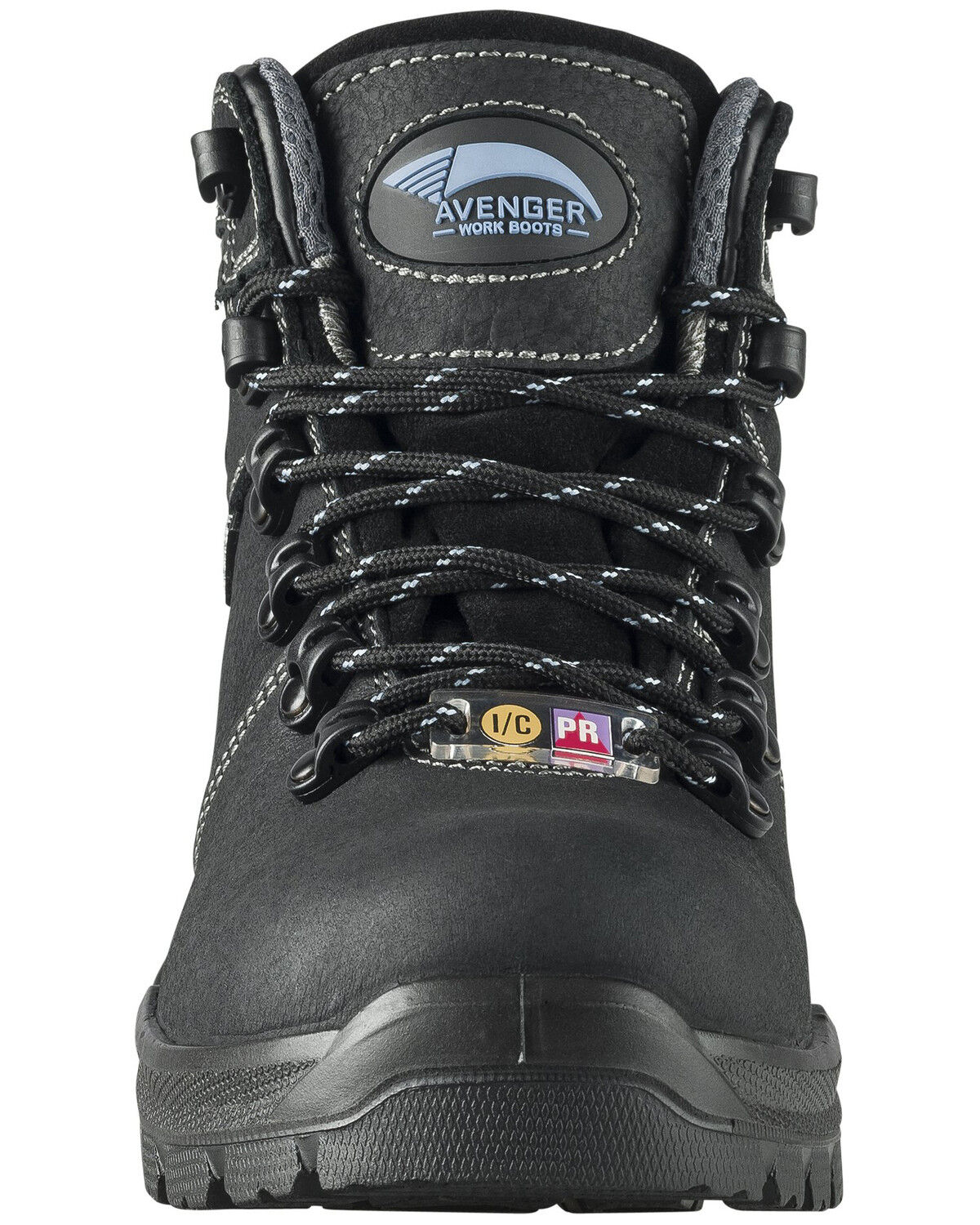 Image #5 - Avenger Women's Foundation Waterproof Work Boots - Composite Toe, Black, hi-res