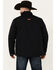 Image #4 - Cinch Men's Textured Poly Concealed Carry Zip Softshell Jacket, Black, hi-res